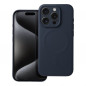 Kryt Silicone Mag Cover na Apple iPhone 15 Pro MagSAFE  Modrý titan