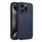Kryt Silicone Mag Cover na Apple iPhone 15 Pro MagSAFE  Modrý titan
