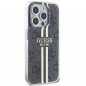 Kryt Guess 4G Gold Stripe na Apple iPhone 15 Pro Max Elegantní  Černý