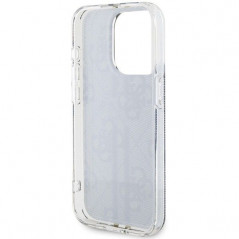 Kryt Guess 4G Gold Stripe na Apple iPhone 15 Pro Max Elegantní  Černý