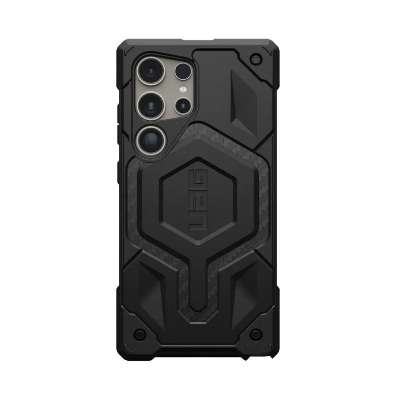 Kryt Urban Armor Gear Monarch na Samsung Galaxy S24 ULTRA Prémiové pouzdro  MagSAFE  Uhlíkové vlákno