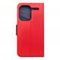 Peněženkové pouzdro Fancy Book na XIAOMI Redmi Note 13 Pro Plus 5G Červený / Námořnická modrá