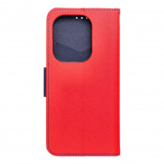 Peněženkové pouzdro Fancy Book na XIAOMI Redmi Note 13 Pro 4G Červený / Námořnická modrá