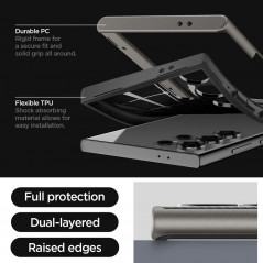 Kryt Spigen Neo Hybrid na Samsung Galaxy S24 ULTRA Tmavě modře šedý