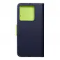 Peněženkové pouzdro Fancy Book na XIAOMI 13T Námořnická modrá / Limetkovo zelený