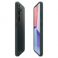 Kryt Spigen  Liquid Air na Samsung Galaxy S24 PLUS Temně zelená