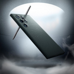 Kryt Spigen  Liquid Air na Samsung Galaxy S24 ULTRA Temně zelená