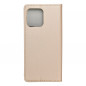 Peněženkové pouzdro Smart Case Book na Motorola Edge 40 Pro 5G Zlatý