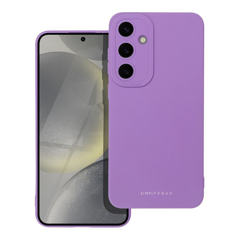 Kryt Roar Luna na Samsung Galaxy S24 PLUS Jednobarevný, Stylový, Estetický doplněk  Fialový (Violet)