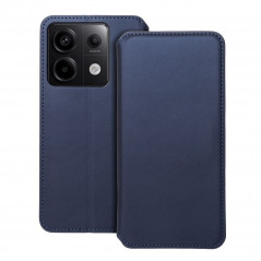 Peněženkové pouzdro Dual Pocket book na XIAOMI Redmi Note 13 Pro 5G Tmavší modrý