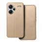 Peněženkové pouzdro Dual Pocket book na XIAOMI Redmi Note 13 Pro Plus 5G Zlatý