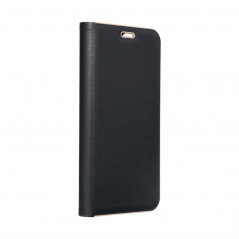 Peněženkové pouzdro LUNA Book Gold na XIAOMI Redmi Note 13 4G Elegantní  Černý