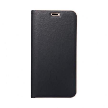Peněženkové pouzdro LUNA Book Gold na XIAOMI Redmi Note 13 4G Elegantní  Černý
