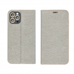 Peněženkové pouzdro LUNA Book Gold na XIAOMI Redmi Note 13 Pro 5G Elegantní  Stříbrný