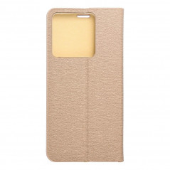 Peněženkové pouzdro LUNA Book Gold na XIAOMI Redmi Note 13 Pro 5G Elegantní  Zlatý