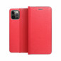 Peněženkové pouzdro LUNA Book Gold na XIAOMI Redmi Note 13 Pro Plus 5G Elegantní  Červený