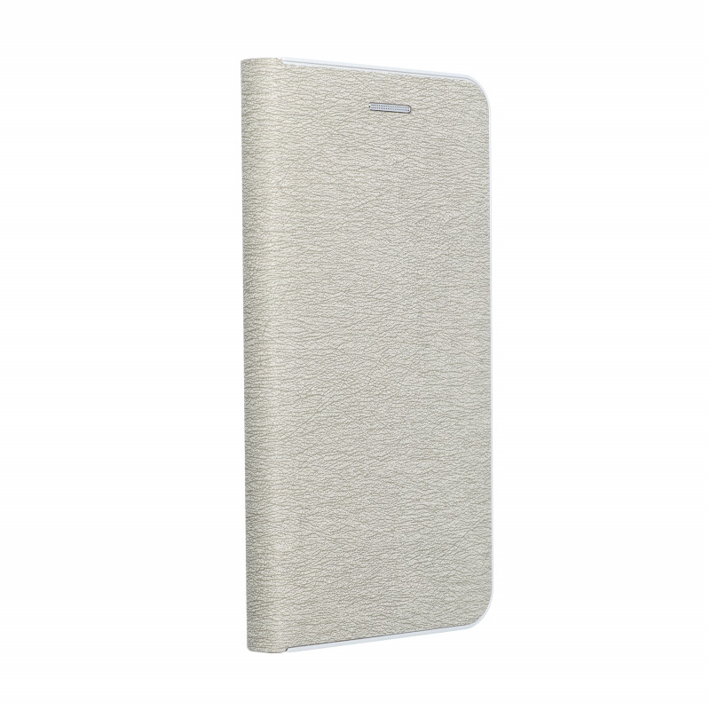 Peněženkové pouzdro LUNA Book Gold na XIAOMI Redmi Note 13 Pro Plus 5G Elegantní  Stříbrný