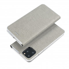 Peněženkové pouzdro LUNA Book Gold na XIAOMI Redmi Note 13 Pro Plus 5G Elegantní  Stříbrný