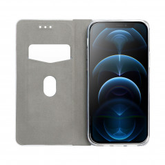 Peněženkové pouzdro LUNA Book Gold na XIAOMI Redmi Note 13 Pro Plus 5G Elegantní  Stříbrný