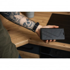Peněženkové pouzdro Forcell F-PROTECT RFID Blocker Book na Samsung Galaxy A15 LTE Elegantní  Černý
