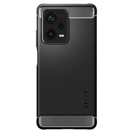Kryt Spigen Armor na XIAOMI Redmi Note 12 Pro Plus 5G Uhlíkové vlákno, Elegantní  Černý