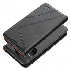 Peněženkové pouzdro Forcell F-PROTECT RFID Blocker Book na XIAOMI Redmi Note 13 Pro Plus 5G Elegantní  Černý
