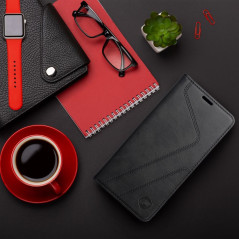 Peněženkové pouzdro Forcell F-PROTECT RFID Blocker Book na XIAOMI Redmi Note 13 Pro Plus 5G Elegantní  Černý