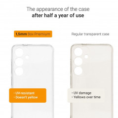Kryt 1,5mm Box Premium na XIAOMI Redmi Note 13 4G Průhledný