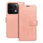 Peněženkové pouzdro MEZZO Book na XIAOMI Redmi Note 13 Pro 5G Lapač snů  Světle broskvový