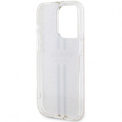 Kryt Guess 4G Gold Stripe na Apple iPhone 14 Pro Max Elegantní  Růžový