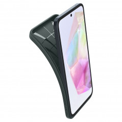 Kryt Spigen  Liquid Air na Samsung Galaxy A35 Temně zelená