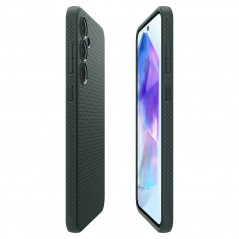 Kryt Spigen  Liquid Air na Samsung Galaxy A55 Temně zelená