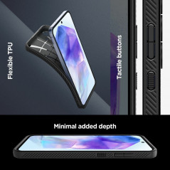 Kryt Spigen  Liquid Air na Samsung Galaxy A55 Matná černá
