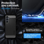 Kryt Spigen Armor na Samsung Galaxy A55 Uhlíkové vlákno, Elegantní  Černý