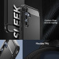 Kryt Spigen Armor na Samsung Galaxy A55 Uhlíkové vlákno, Elegantní  Černý