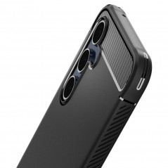 Kryt Spigen Armor na Samsung Galaxy A55 Uhlíkové vlákno, Elegantní  Černý