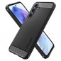 Kryt Spigen Armor na Samsung Galaxy A55 Uhlíkové vlákno, Elegantní  Černý