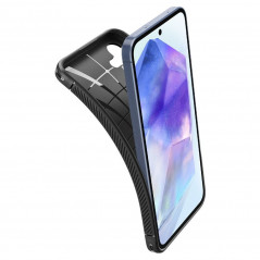 Kryt Spigen Armor na Samsung Galaxy A55 Uhlíkové vlákno, Elegantní  Černý