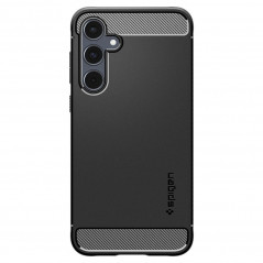 Kryt Spigen Armor na Samsung Galaxy A55 Uhlíkové vlákno, Elegantní  Černý