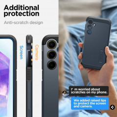 Kryt Spigen Tough Armor na Samsung Galaxy A55 Metalická břidlicově šedá