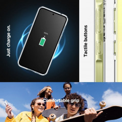 Kryt Spigen Ultra Hybrid na Samsung Galaxy A55 Křišťálově čistý  Průhledný