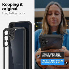 Kryt Spigen Ultra Hybrid na Samsung Galaxy A55 Křišťálově čistý  Matná černá