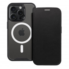 Peněženkové pouzdro Smart Mag Book na Apple iPhone 13 Pro Max Elegantní  MagSAFE  Černý