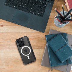 Peněženkové pouzdro Smart Mag Book na Apple iPhone 15 Pro Elegantní  MagSAFE  Černý