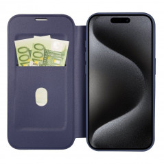 Peněženkové pouzdro Smart Mag Book na Apple iPhone 15 Pro Max Elegantní  MagSAFE  Modrý