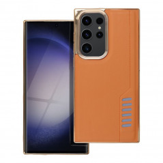 Kryt MILANO na Samsung Galaxy S23 Ultra 5G Hnědý