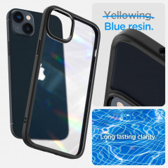 Kryt Spigen Ultra Hybrid na Apple iPhone 14 Křišťálově čistý  Černá mrazivá