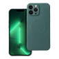 Kryt Silicone Mag Cover na Apple iPhone 13 Pro Max MagSAFE  Vojenská zelená