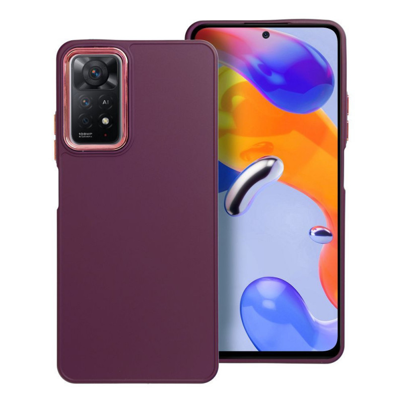 Kryt FRAME na XIAOMI Redmi Note 11 Pro 5G Elegantní  Fialový (Purple)