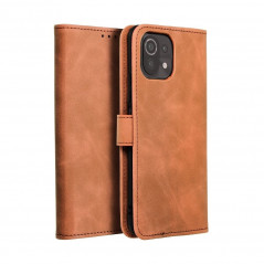 Peněženkové pouzdro TENDER Book na XIAOMI Mi 11 Lite 5G Hnědý